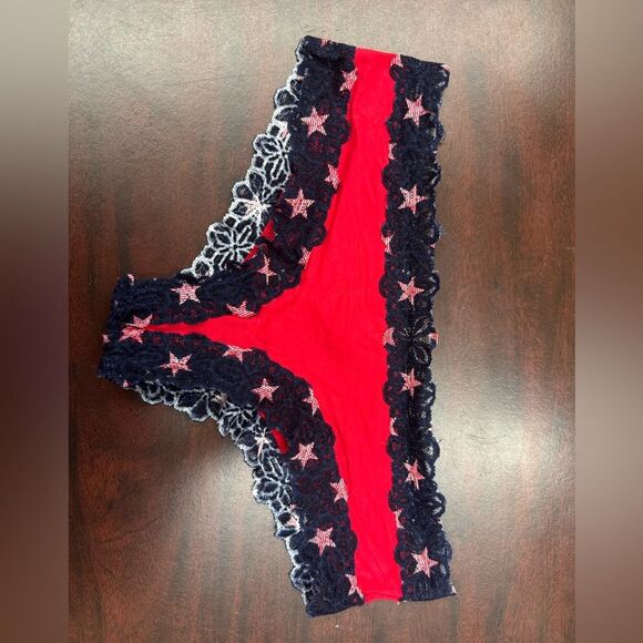 PINK Victoria’s Secret American Extra Low Rise Cheekster Panty - Picture 1 of 6
